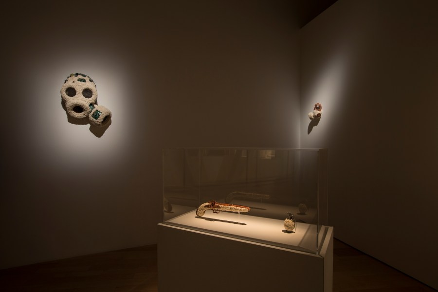 Prudential Eye Awards Exhibition, series of sculptures by Promotesh Das