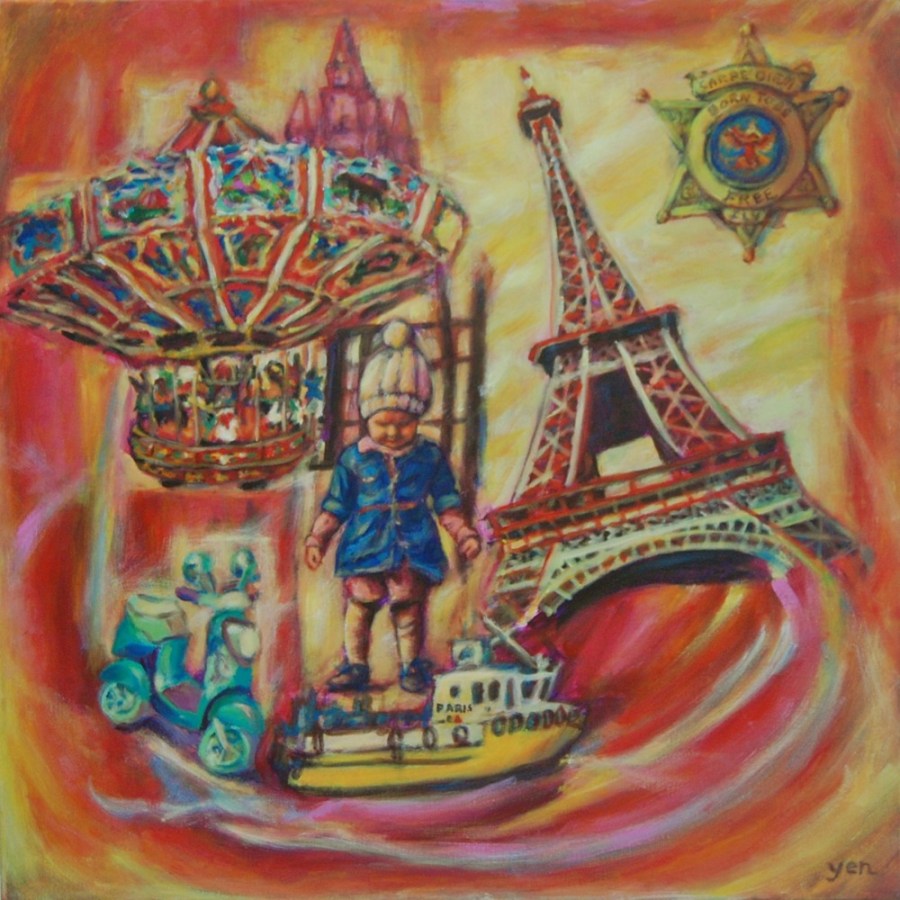 Ong Hwee Yen_Untitled 6_2015_Acrylic on  Canvas_76x76cm